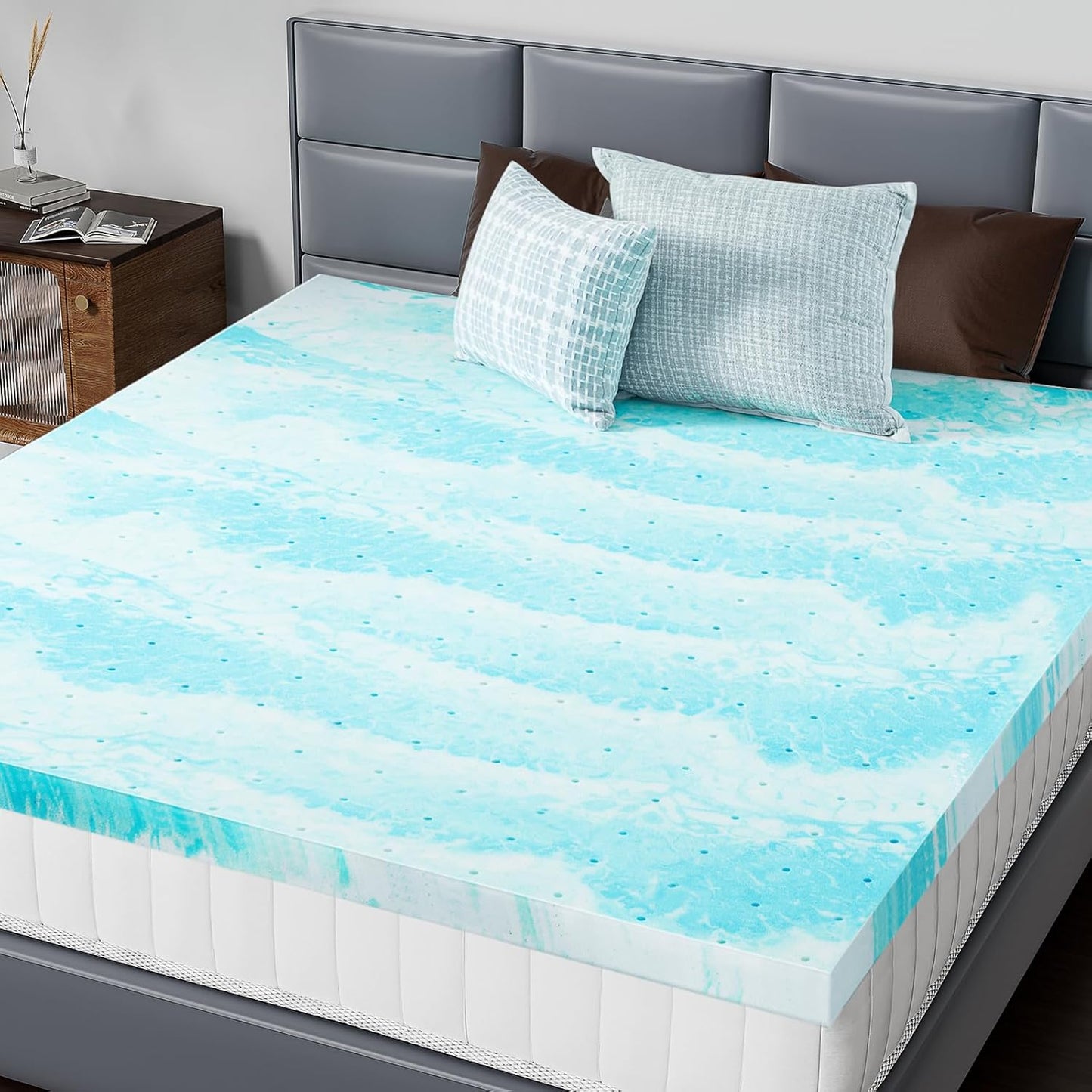 Cooling Gel Memory Foam Topper